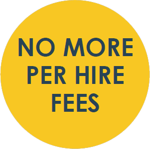 No More Per Hire Fees